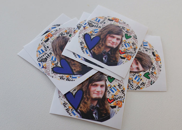 Teen Heartthrob Luke Van Osch Stickers